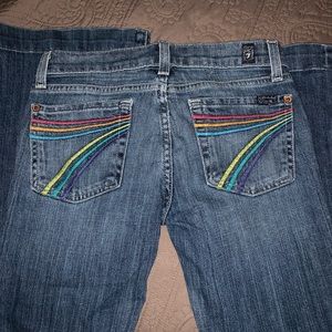 Girls 7 For All Mankind Jeans
